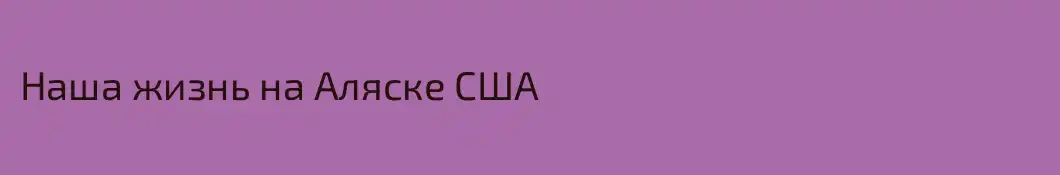 Наша жизнь на Аляске США